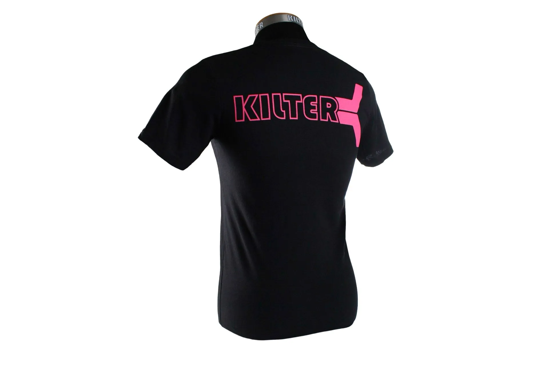 2024 Kilter Tee - Black - Front & Back Pink Graphic