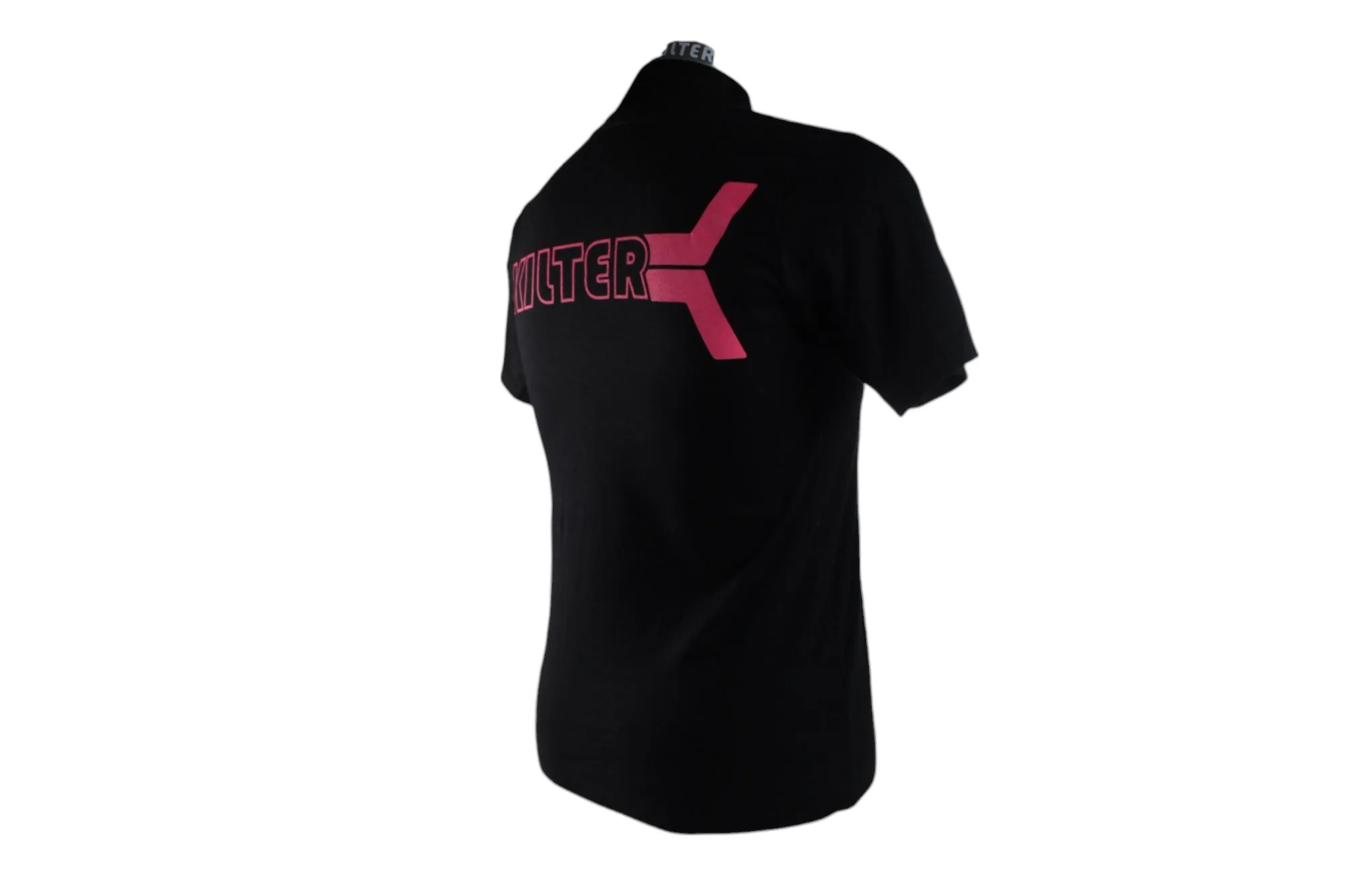 2024 Kilter Tee - Black - Front & Back Pink Graphic