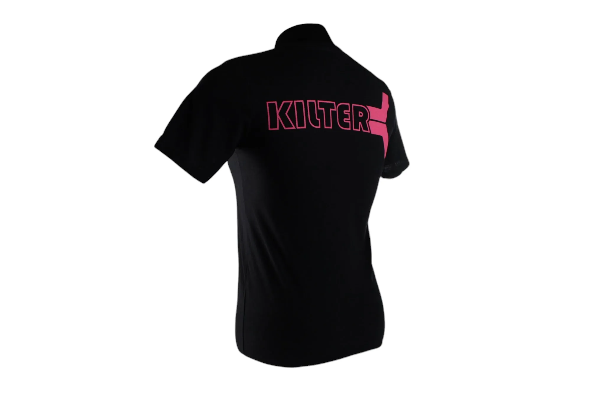 2024 Kilter Tee - Black - Front & Back Pink Graphic