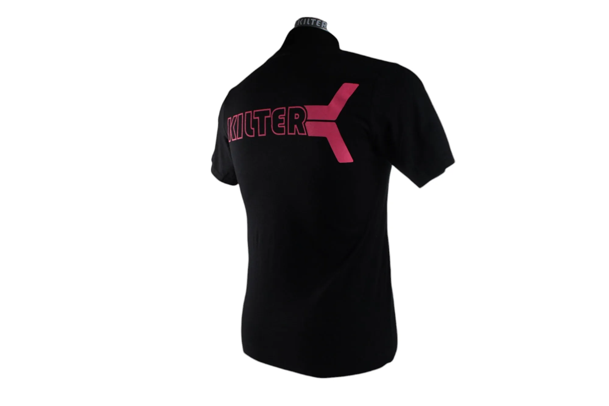 2024 Kilter Tee - Black - Front & Back Pink Graphic