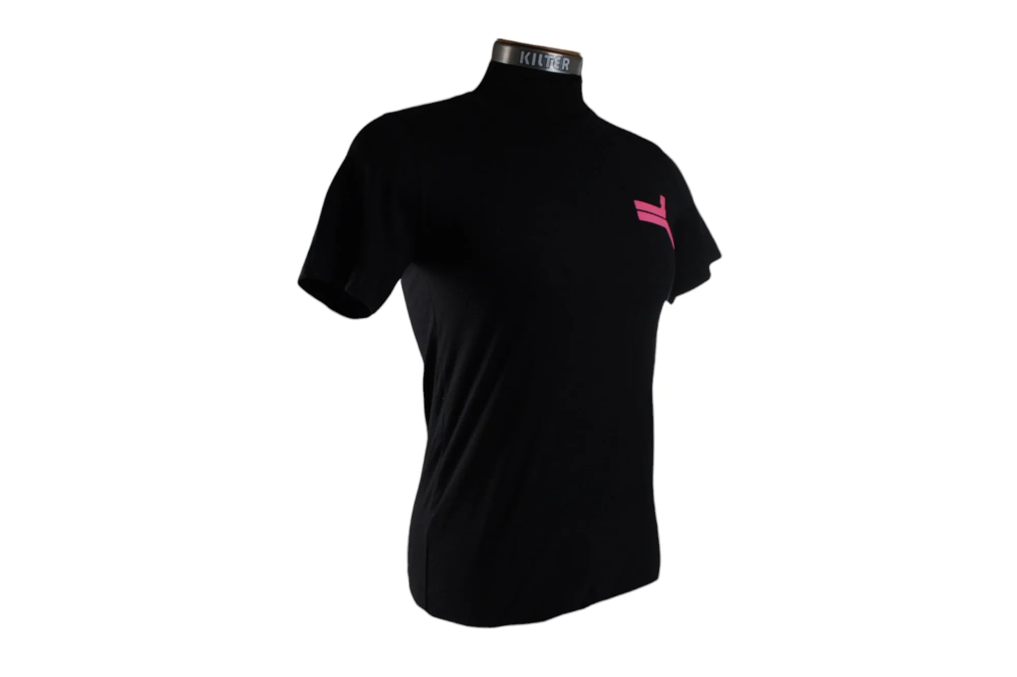 2024 Kilter Tee - Black - Front & Back Pink Graphic