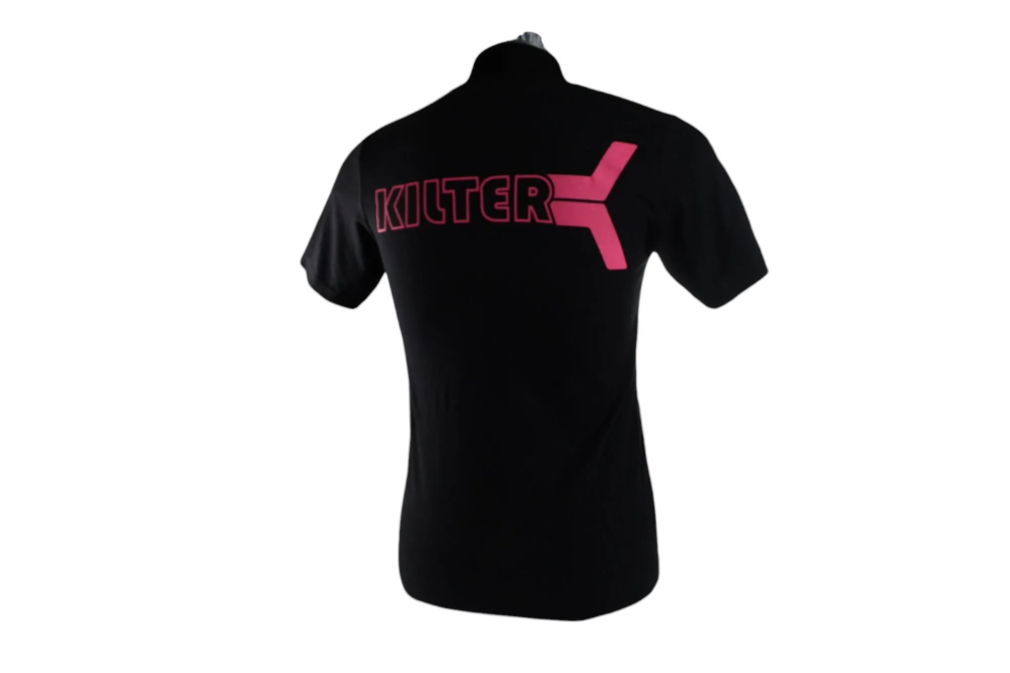 2024 Kilter Tee - Black - Front & Back Pink Graphic