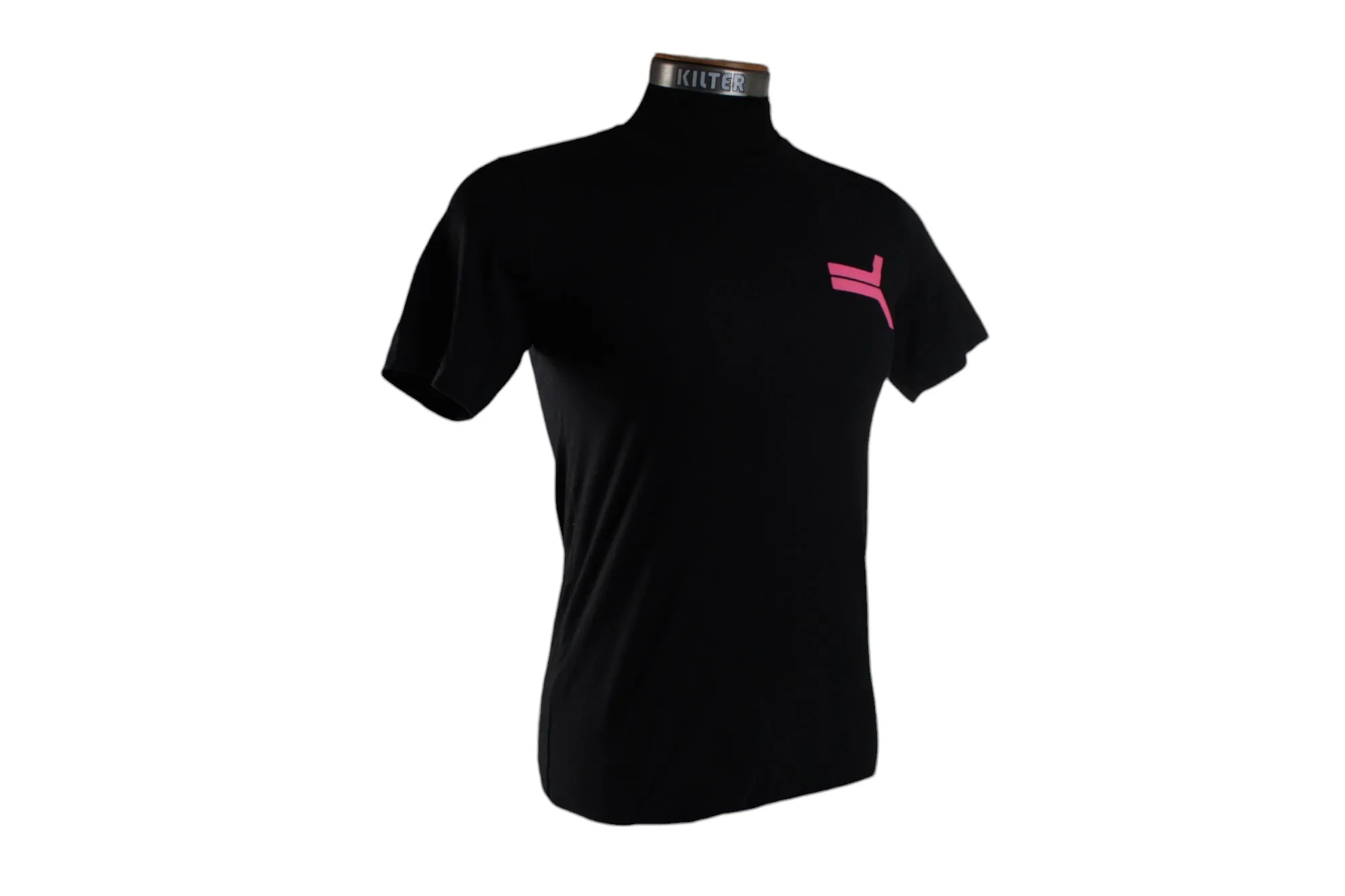 2024 Kilter Tee - Black - Front & Back Pink Graphic