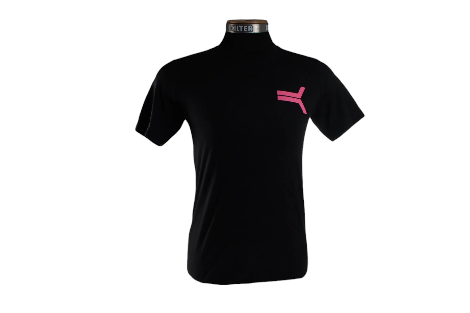 2024 Kilter Tee - Black - Front & Back Pink Graphic