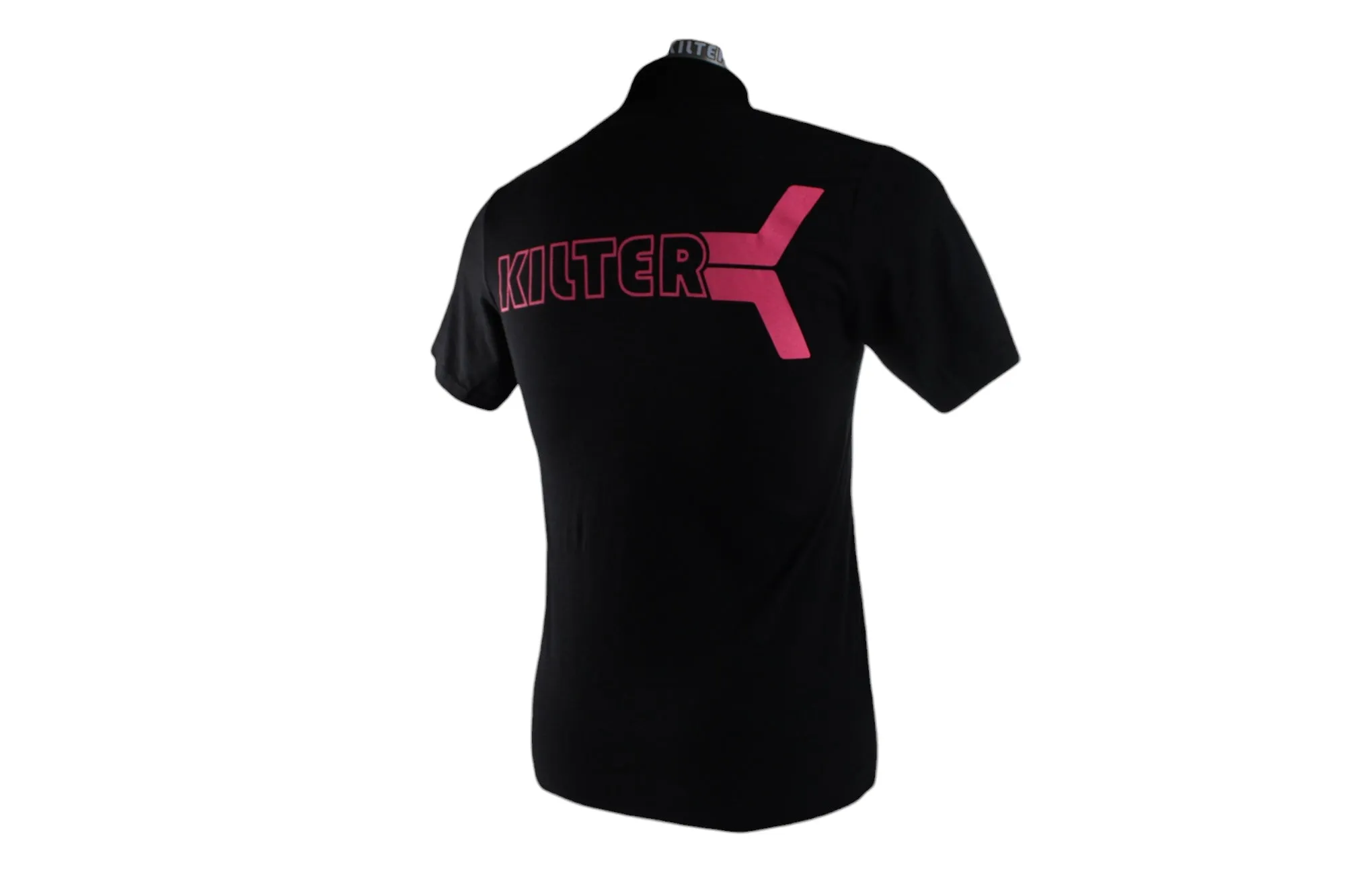 2024 Kilter Tee - Black - Front & Back Pink Graphic