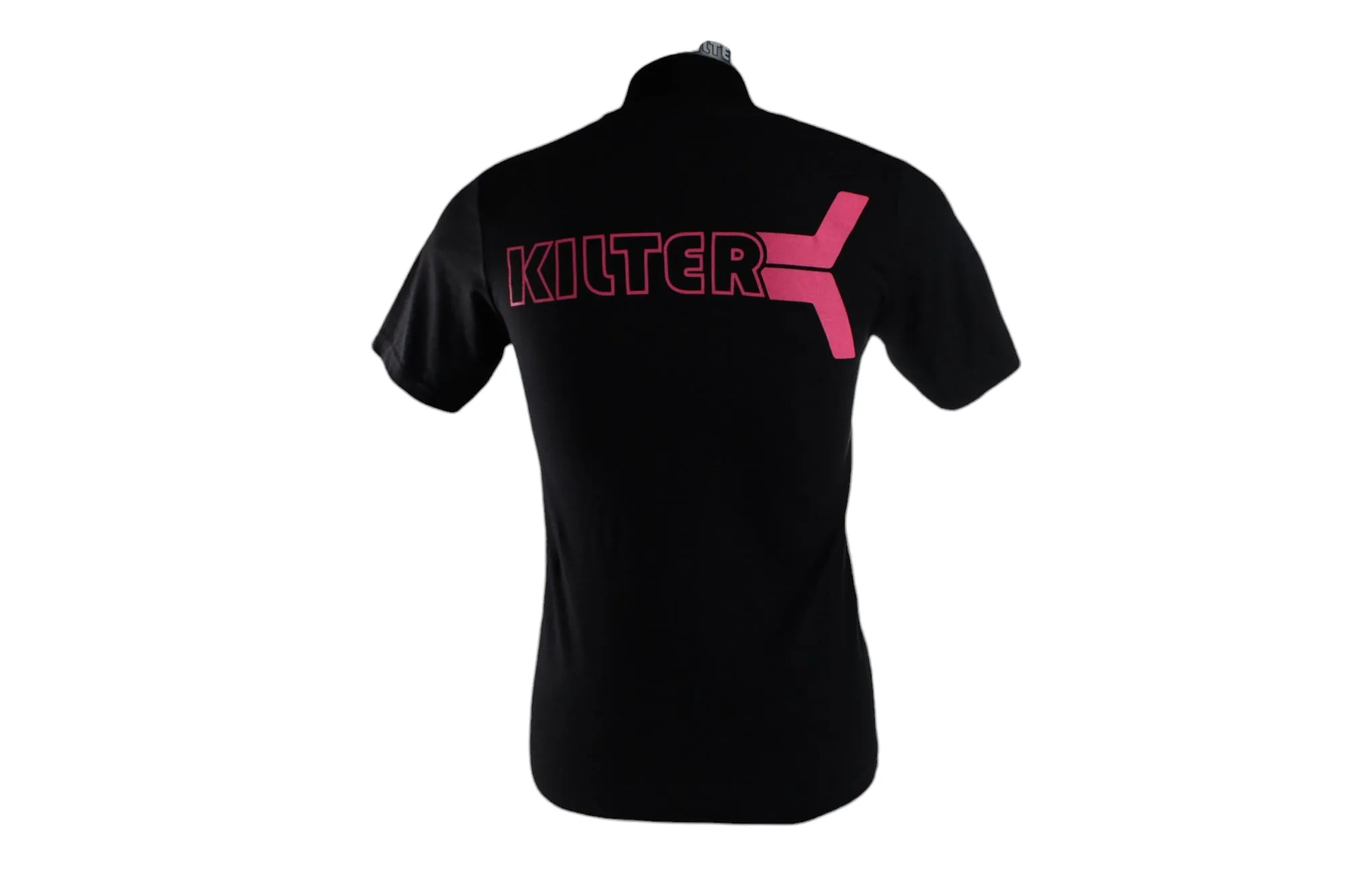 2024 Kilter Tee - Black - Front & Back Pink Graphic