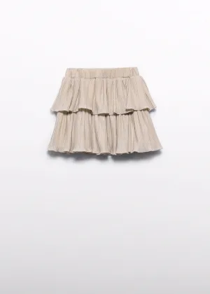 Abel & Lula Pleated Knit Skirt