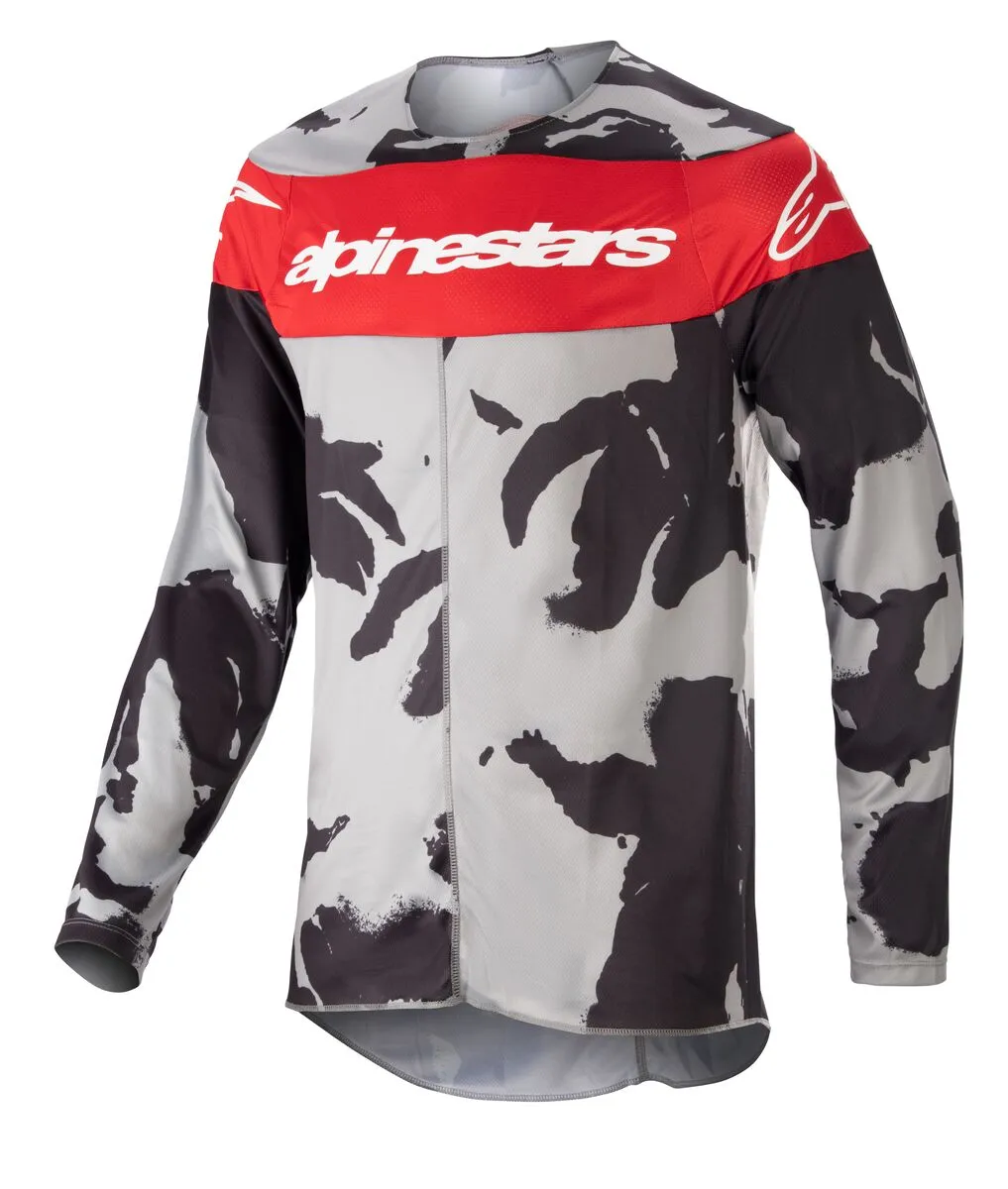 Alpinestars Racer Tactical Cast Gray Camo Mars Red Jersey