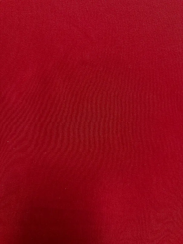 Apple Red French Terry Knit Fabric