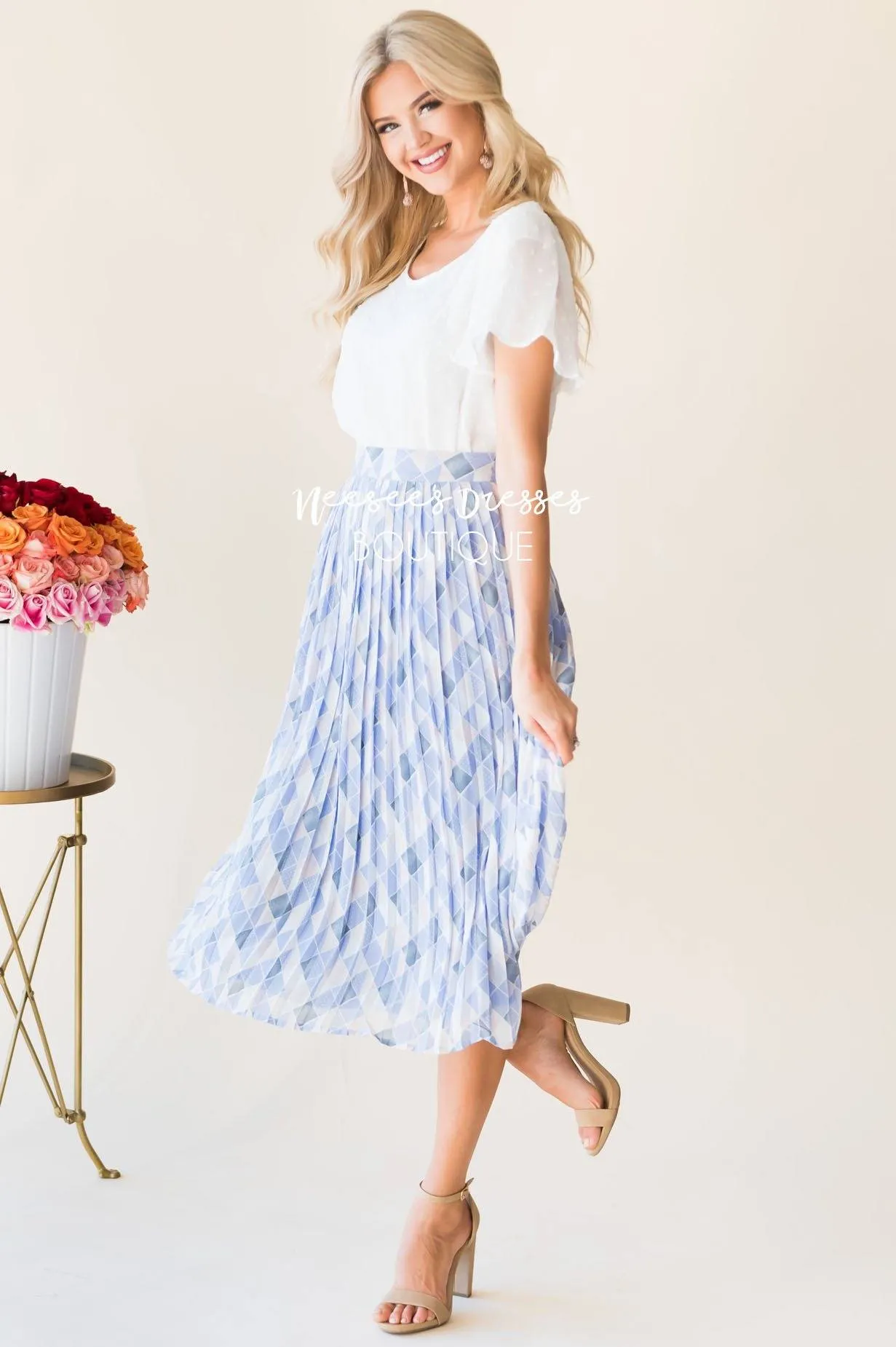 Better Together Pleated Skirt