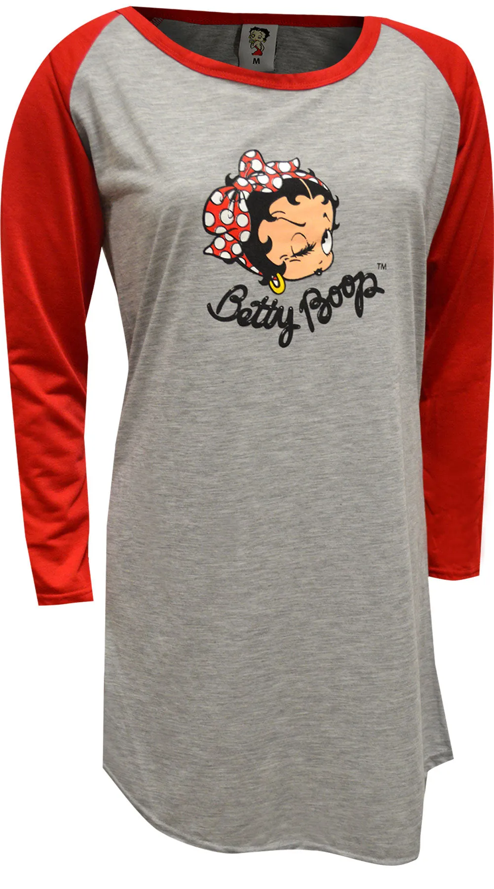 Betty Boop as Rosie the Riveter Plus Size Nightshirt