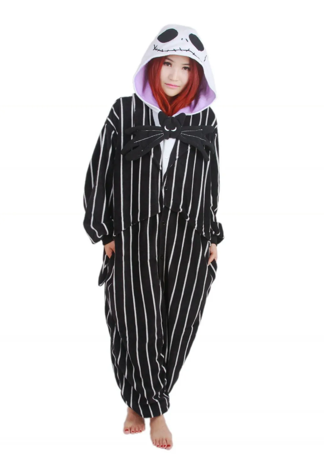 Black Jack Hoodies Kigurumi Costume Onesies Pajamas