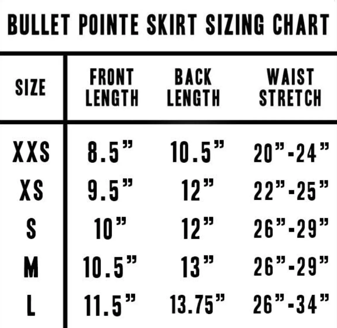 Bullet Pointe -  Bullet Pointe Skirt - Adult (BP 13201) - Black