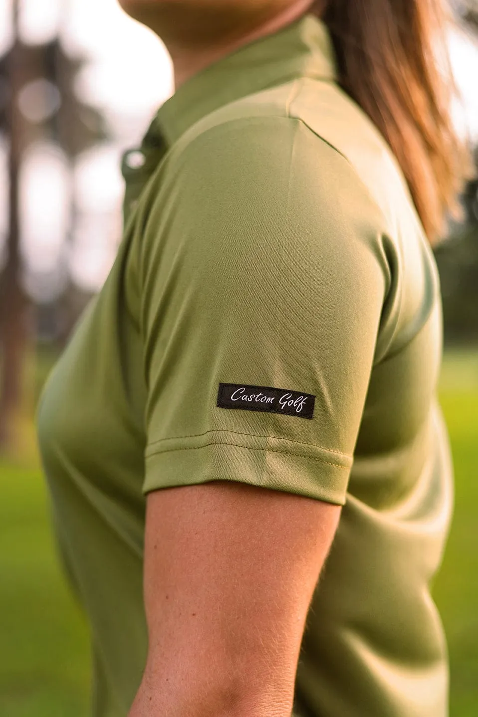 CA Ladies Iconic Golf Shirt | Army Green