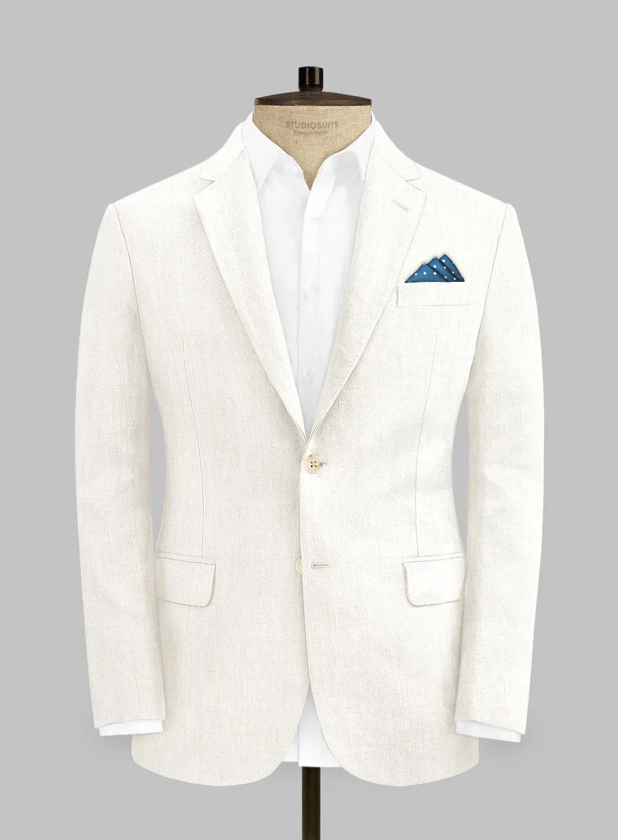 Campari Cream Linen Suit