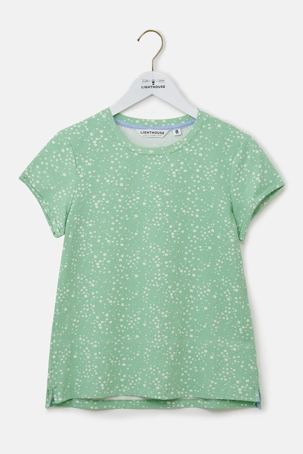 Causeway Tee - Soft Green Floral