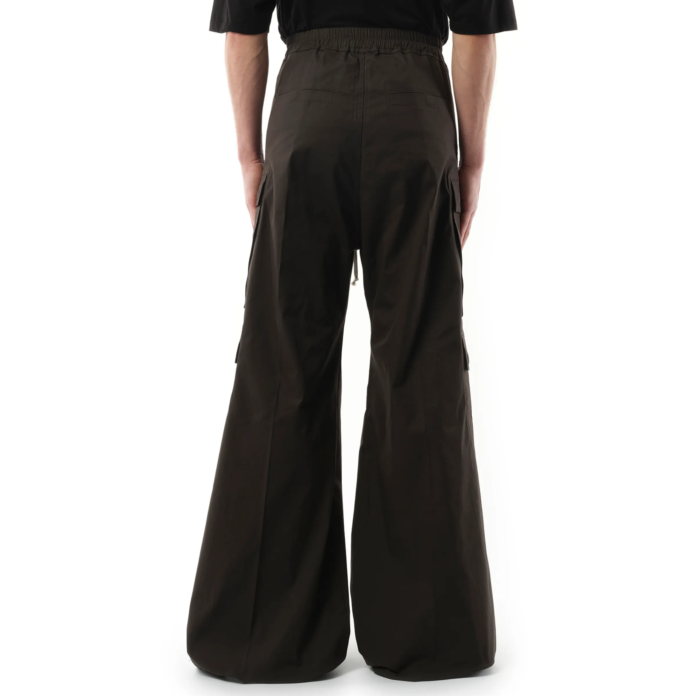 Cotton Poplin Cargobelas Pants in Dark Dust