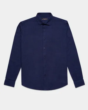 Deep Sea Jacquard Button Down Shirt