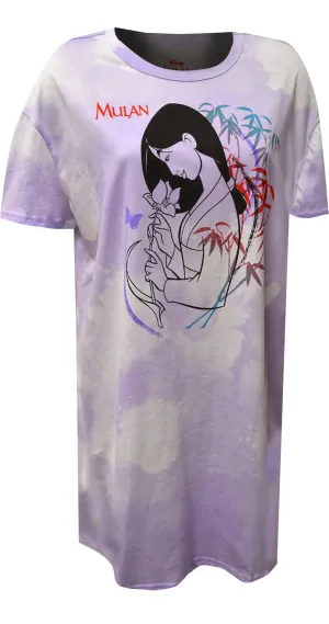 Disney's Mulan Tie Dye Lavender Nightshirt