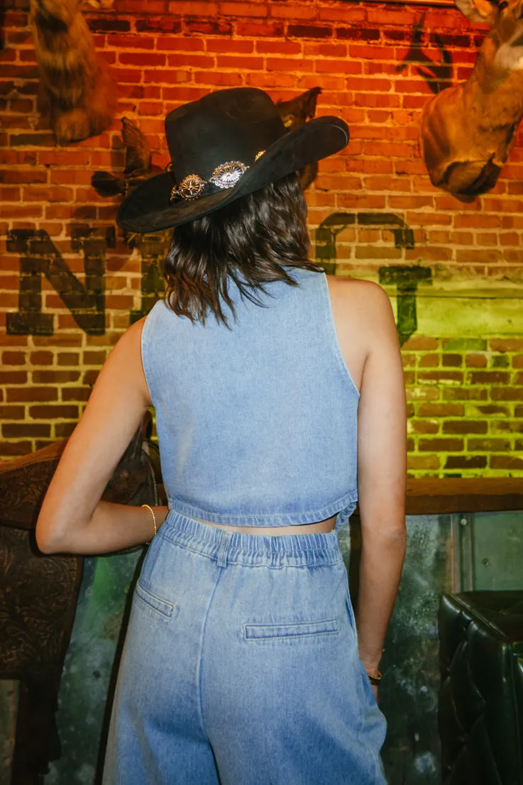 Drew Denim Vest