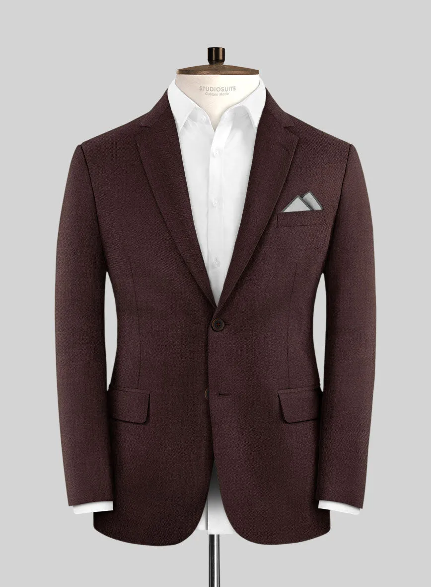 Fresco Wine Wool Suit