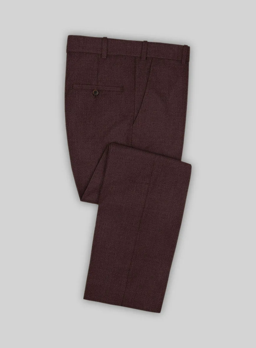 Fresco Wine Wool Suit