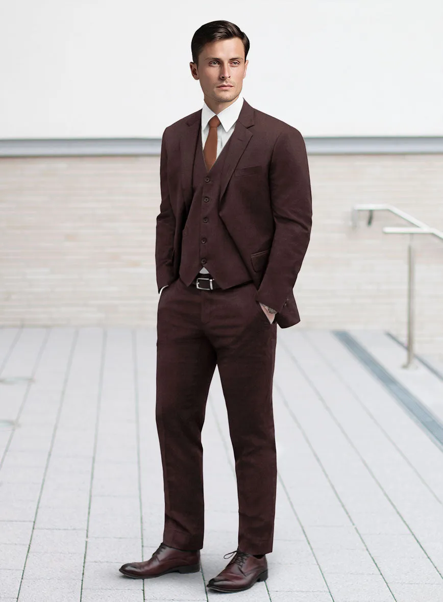 Fresco Wine Wool Suit