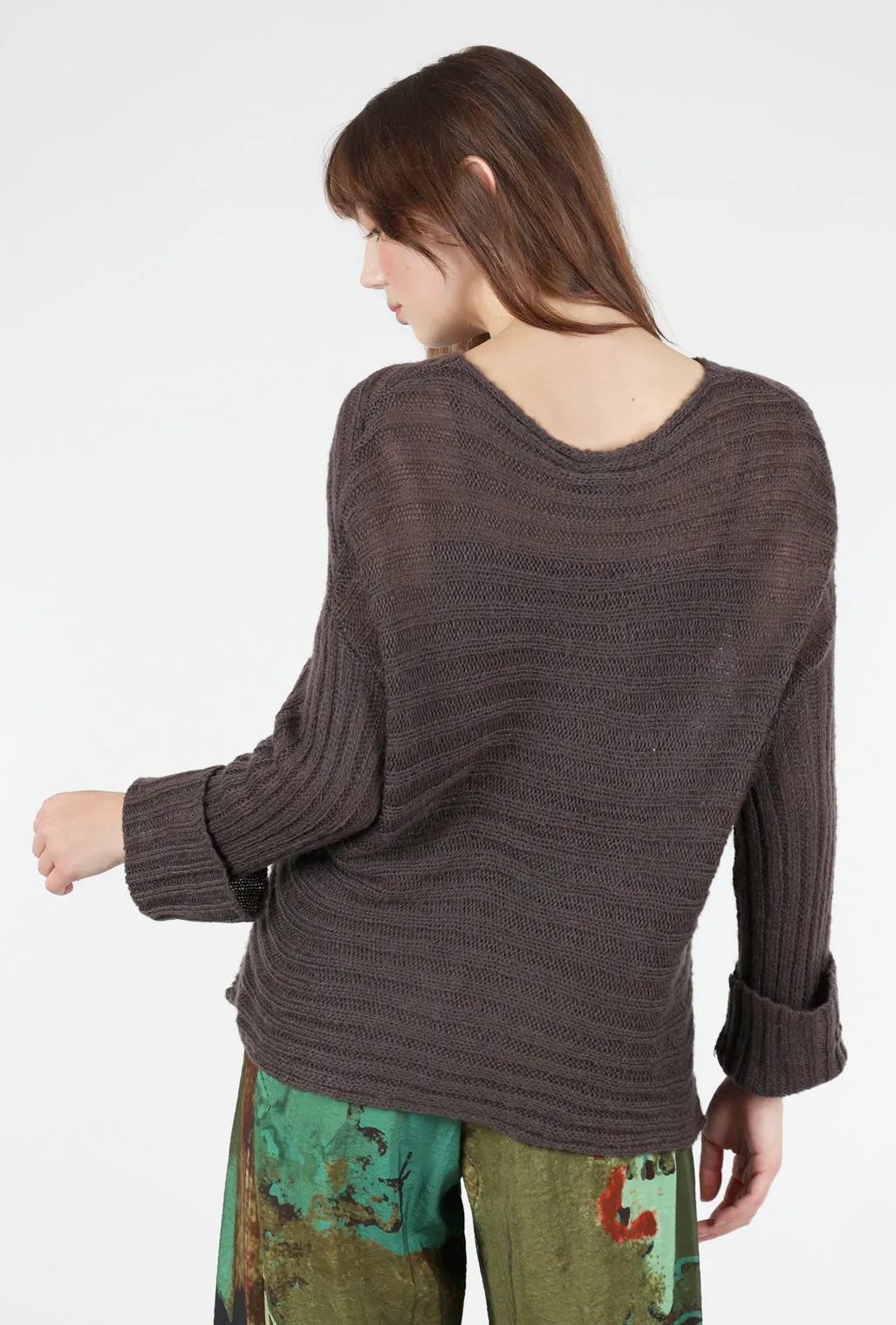 Gemma Sweater, Dark Roast