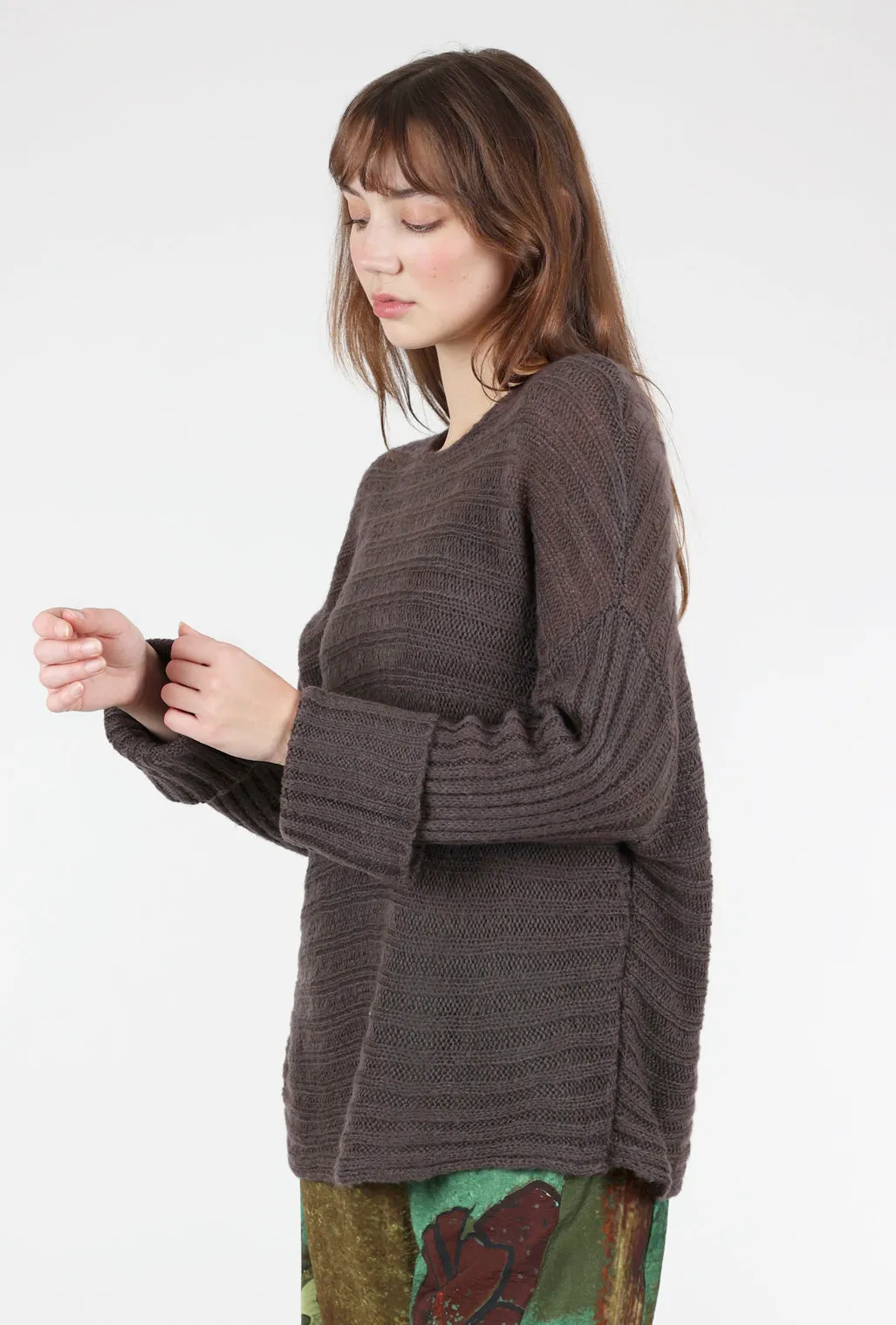 Gemma Sweater, Dark Roast