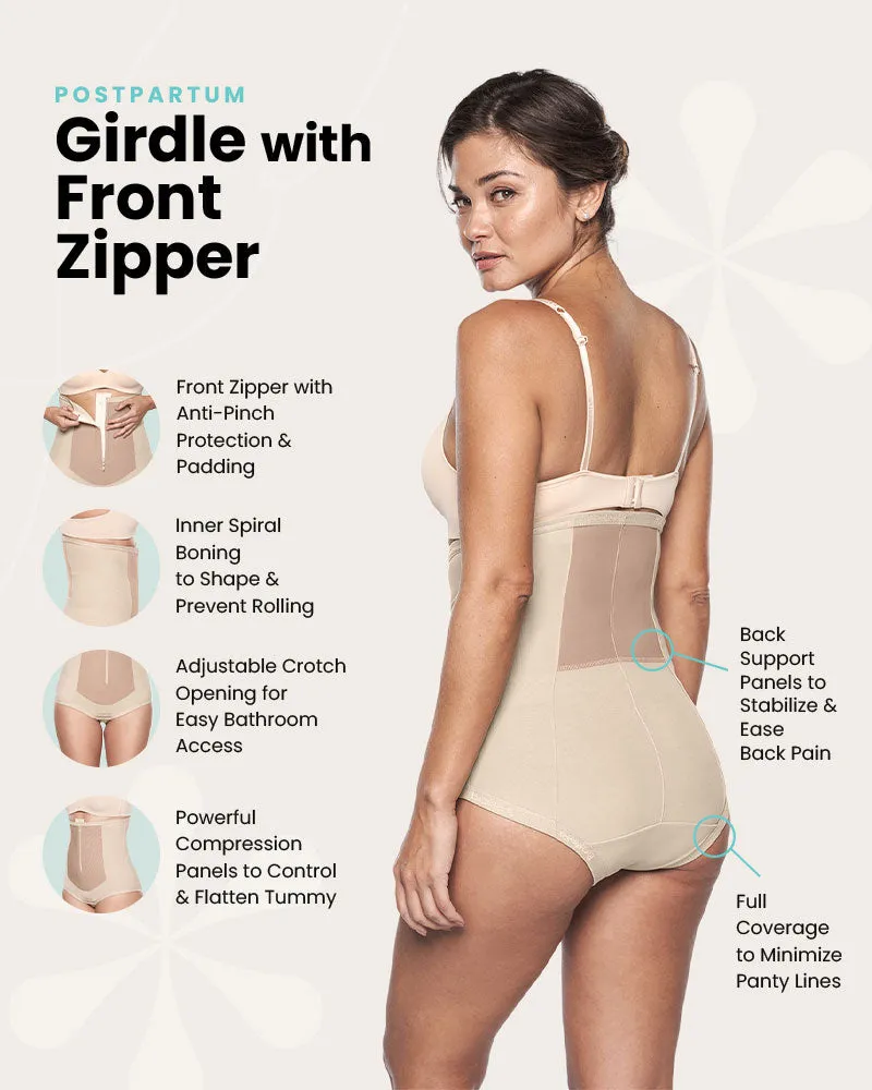 Girdle with Front Zipper