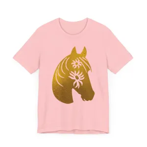 Golden Horse Lover Tee 👕 [So soft]