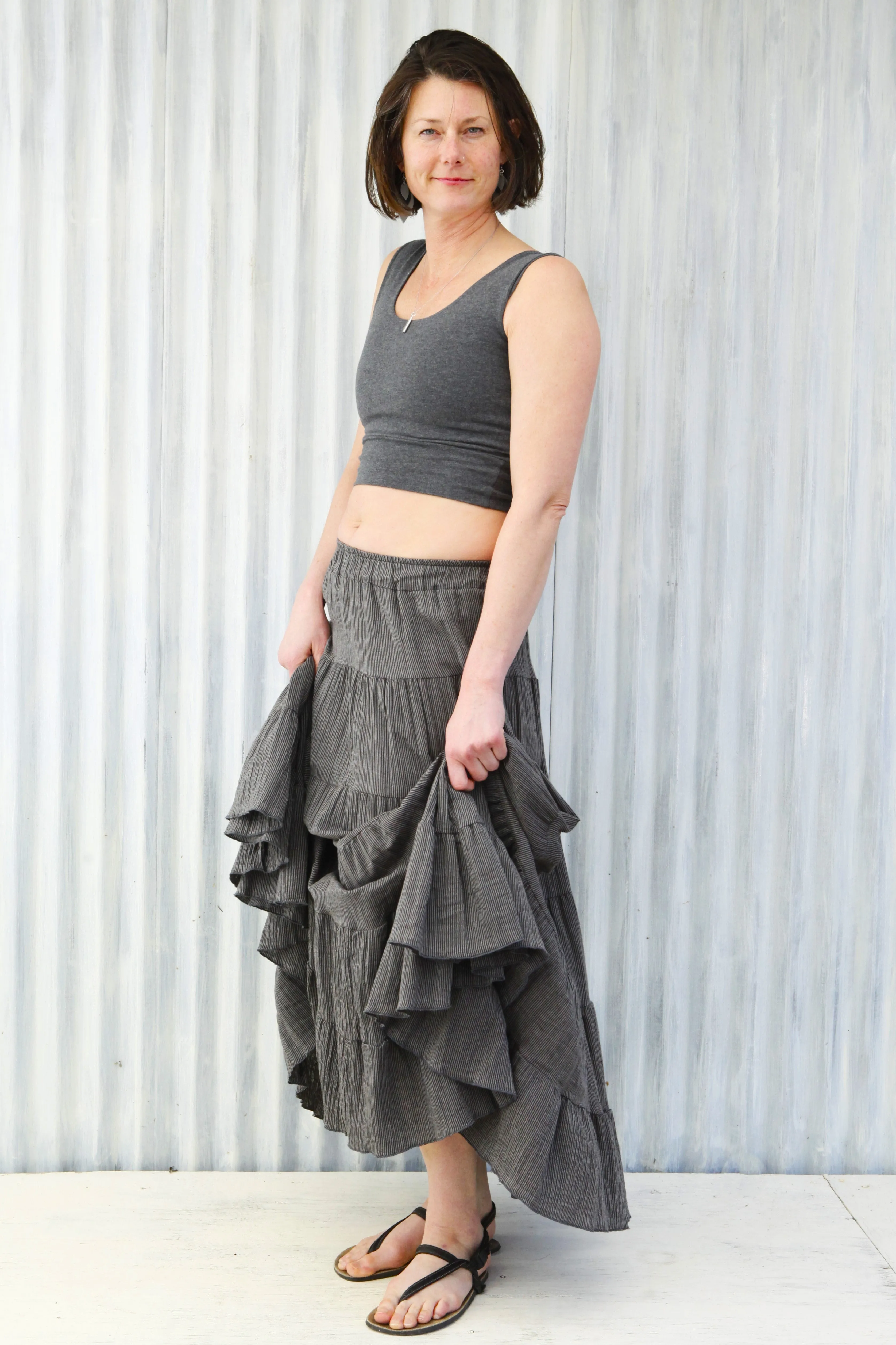 Granite Peasant Skirt