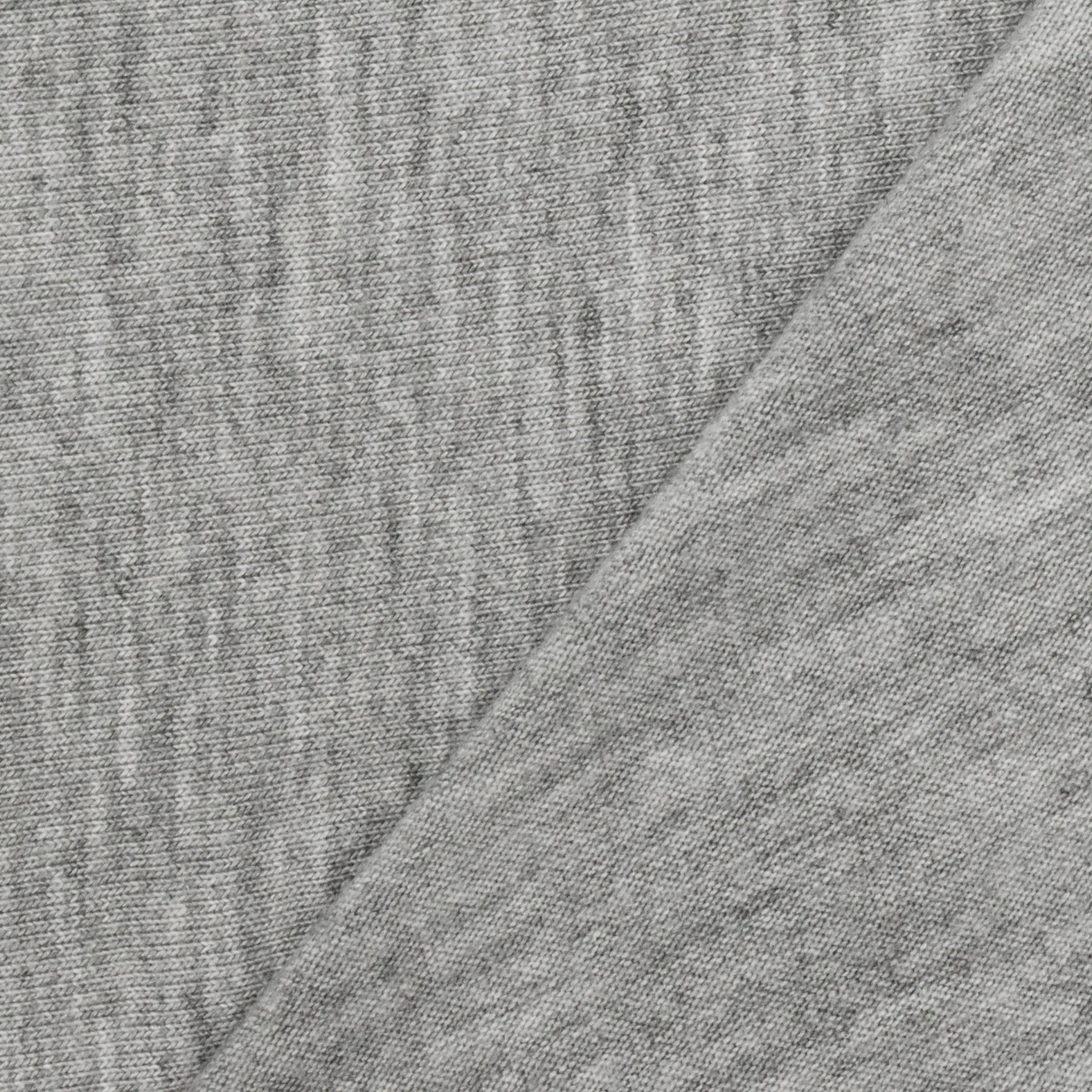 Heather Gray Rayon Stretch Jersey Knit Fabric