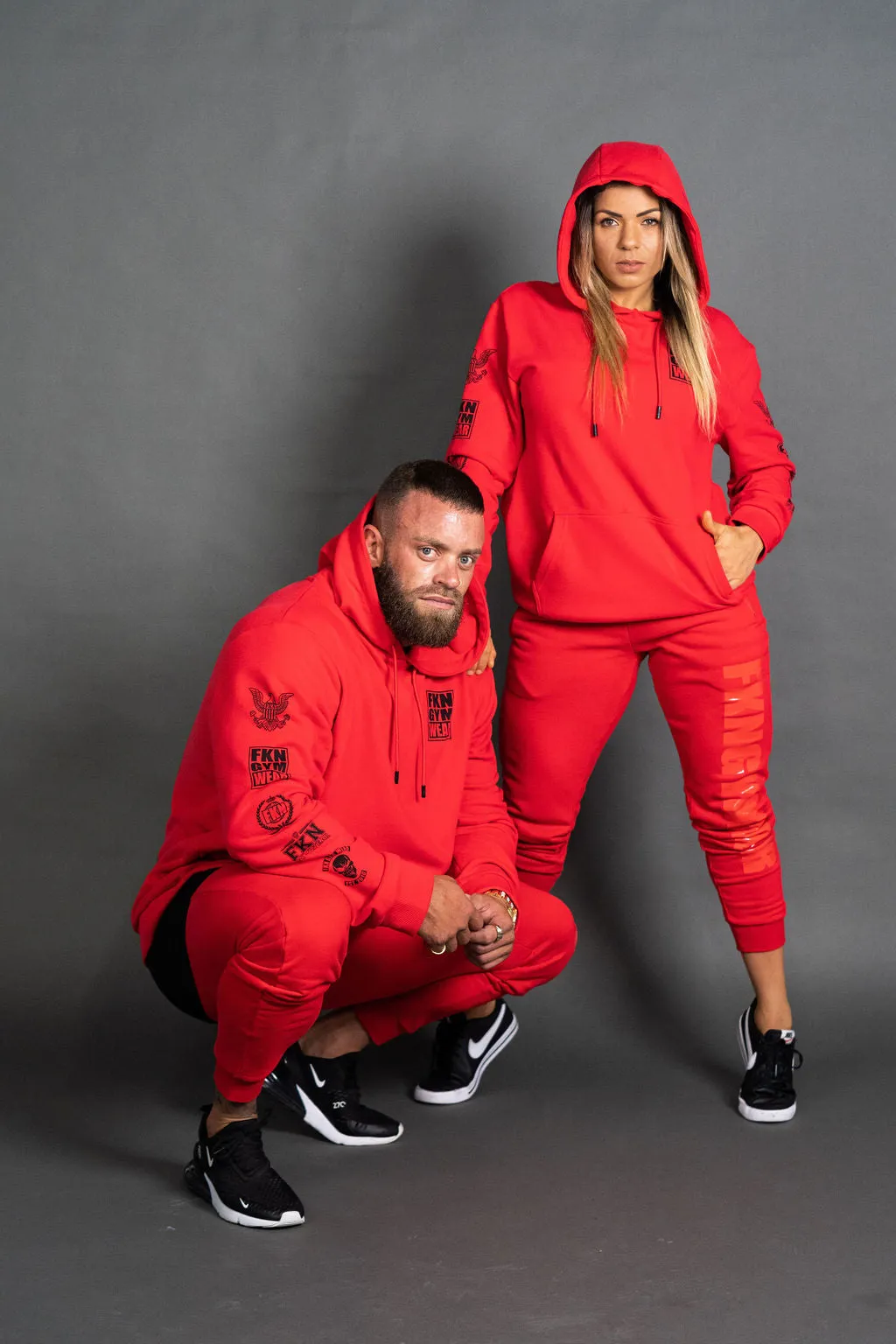 Heist | Women's Gym Hoodie | Red