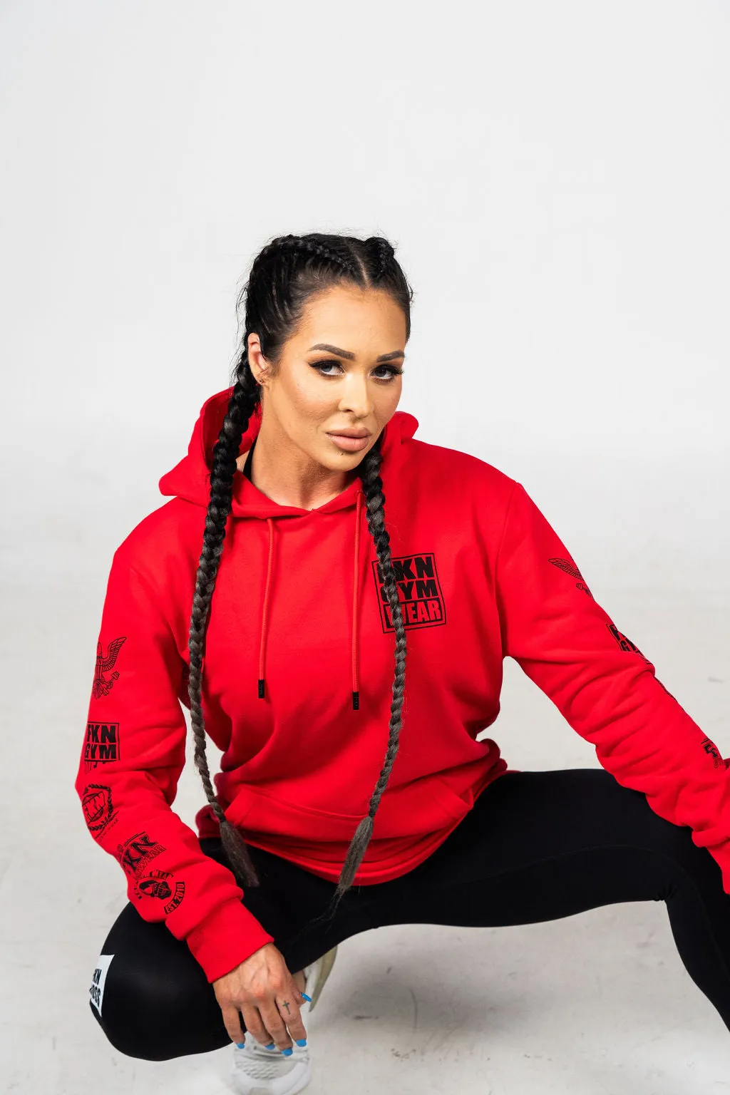 Heist | Women's Gym Hoodie | Red