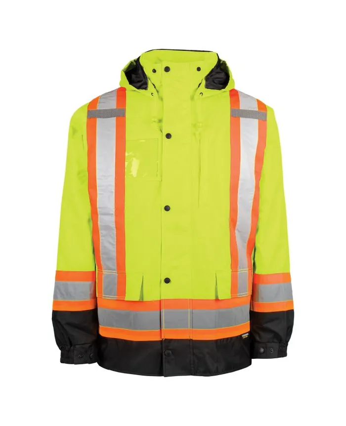 Hi-Vis 7-In-1 Jacket by TERRA Workwear - Style 116501