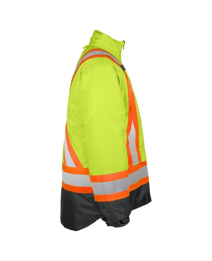 Hi-Vis 7-In-1 Jacket by TERRA Workwear - Style 116501