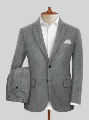 Highlander Light Gray Tweed Suit