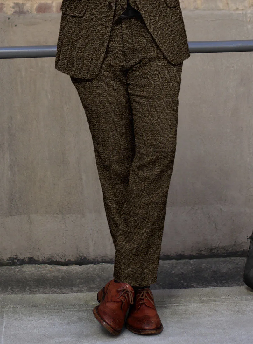 Italian Tweed Herringbone Timoteo Suit