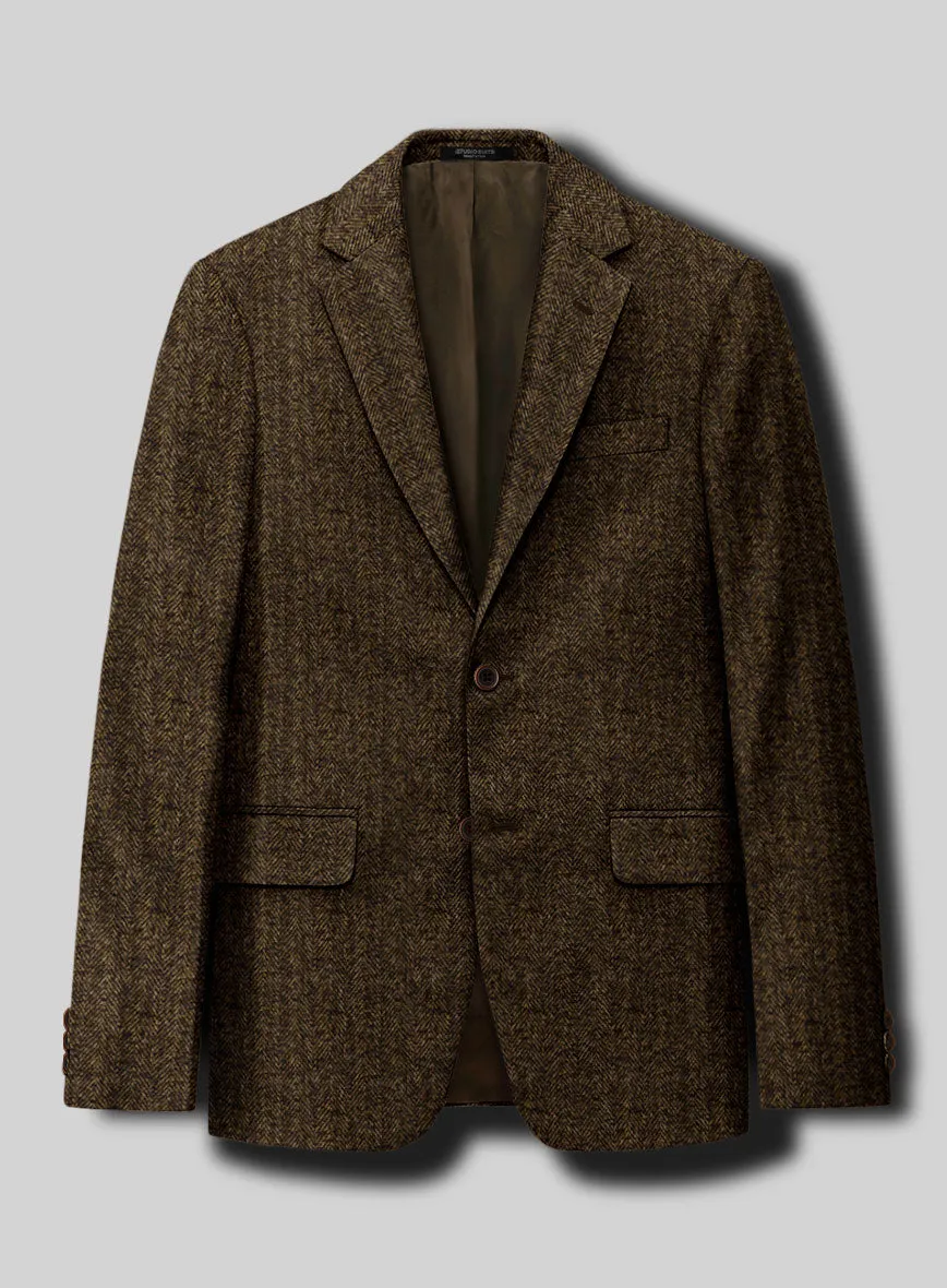 Italian Tweed Herringbone Timoteo Suit