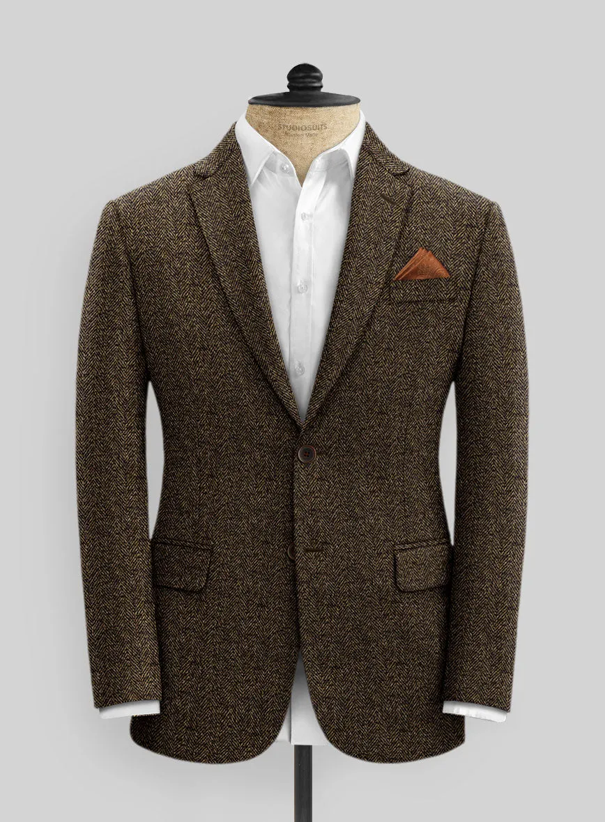 Italian Tweed Herringbone Timoteo Suit