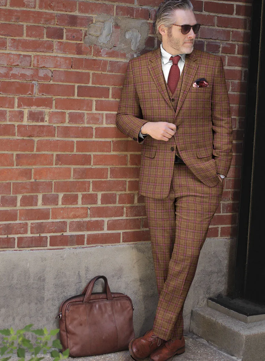 Italian Valmi Checks Tweed Suit