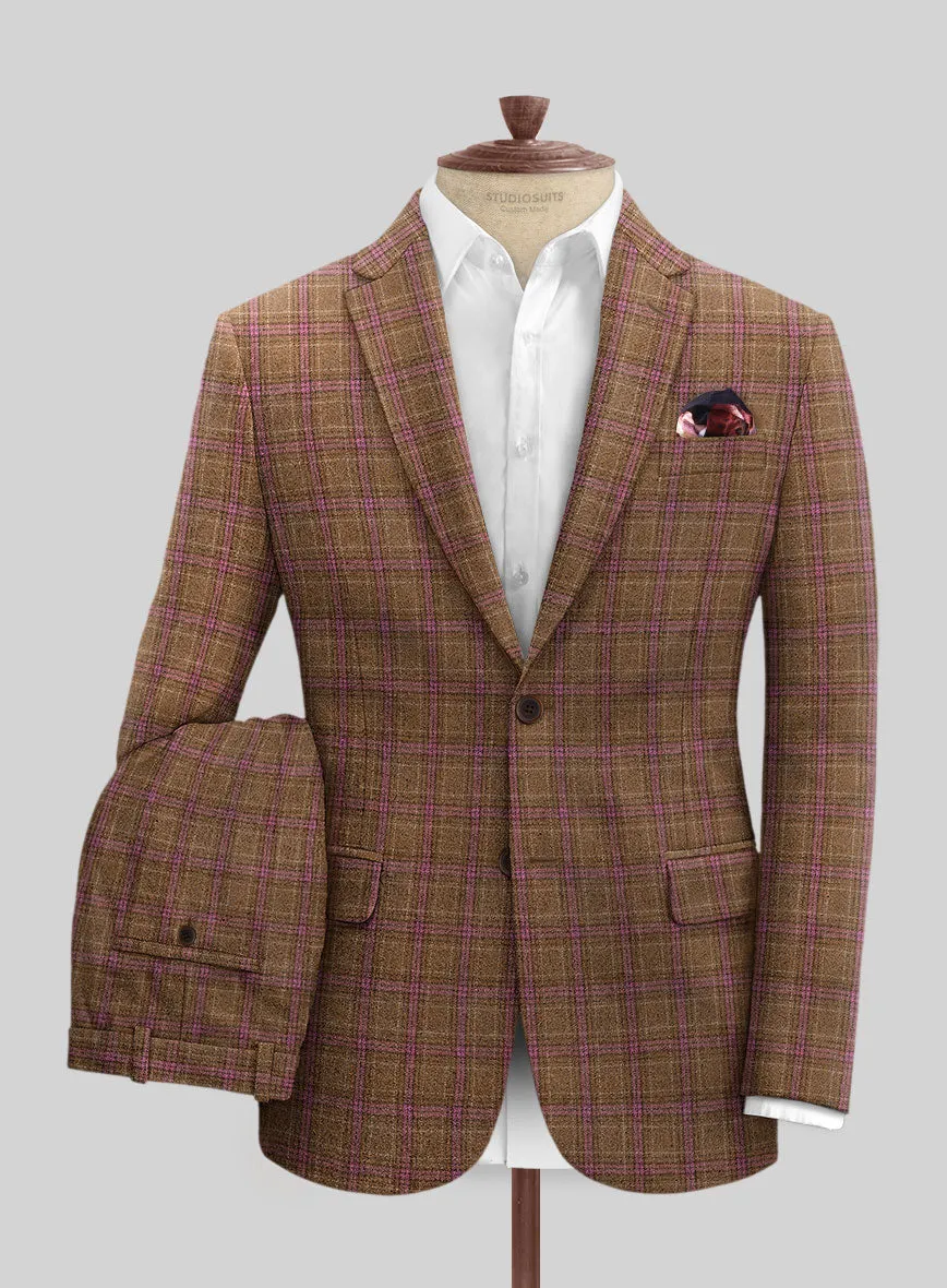 Italian Valmi Checks Tweed Suit