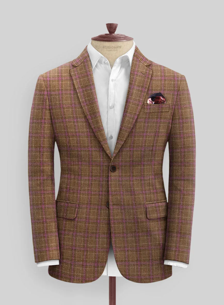 Italian Valmi Checks Tweed Suit