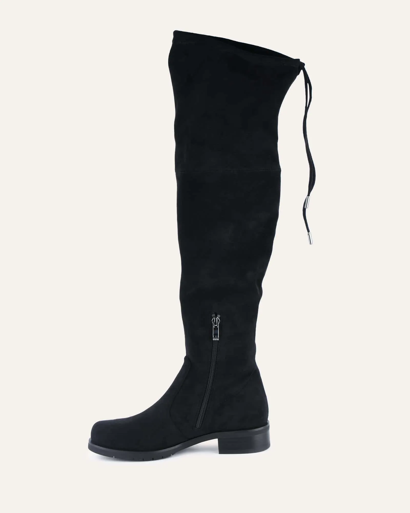 JOSIE OVER THE KNEE BOOTS BLACK