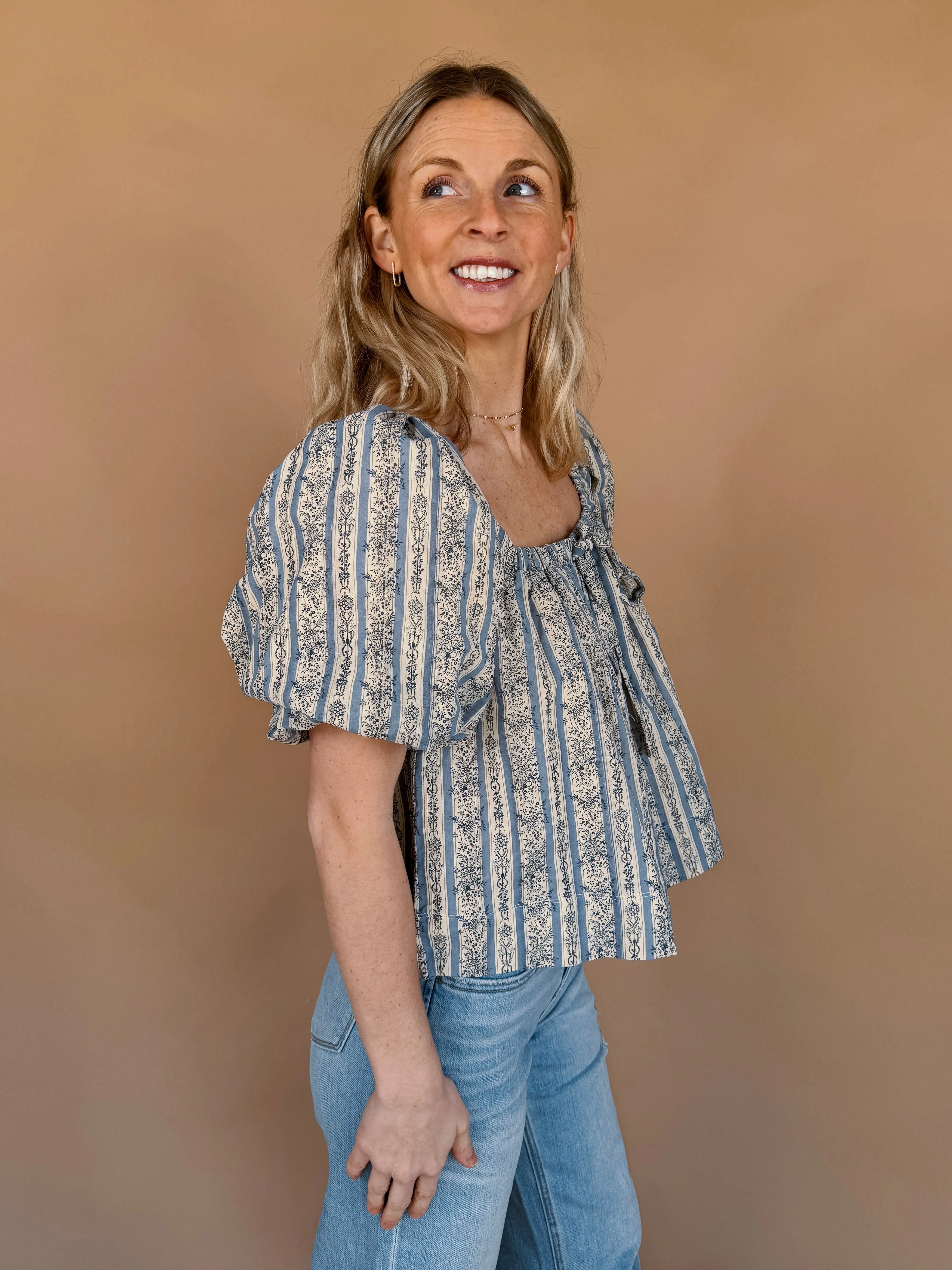 Kelly Striped Blouse