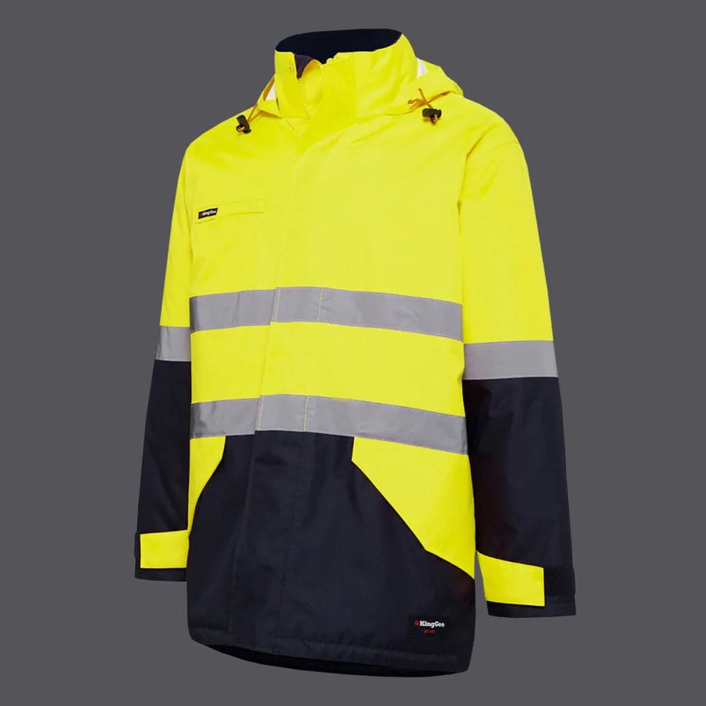 KingGee Reflective Insulated Wet Weather Jacket K55010