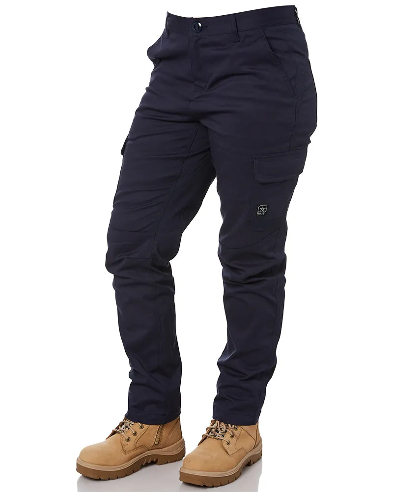 Ladies Staple Cargo Pants - Navy