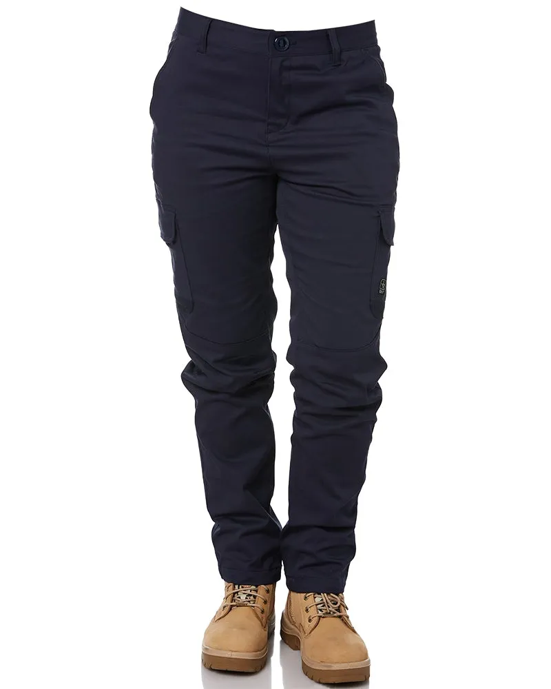 Ladies Staple Cargo Pants - Navy