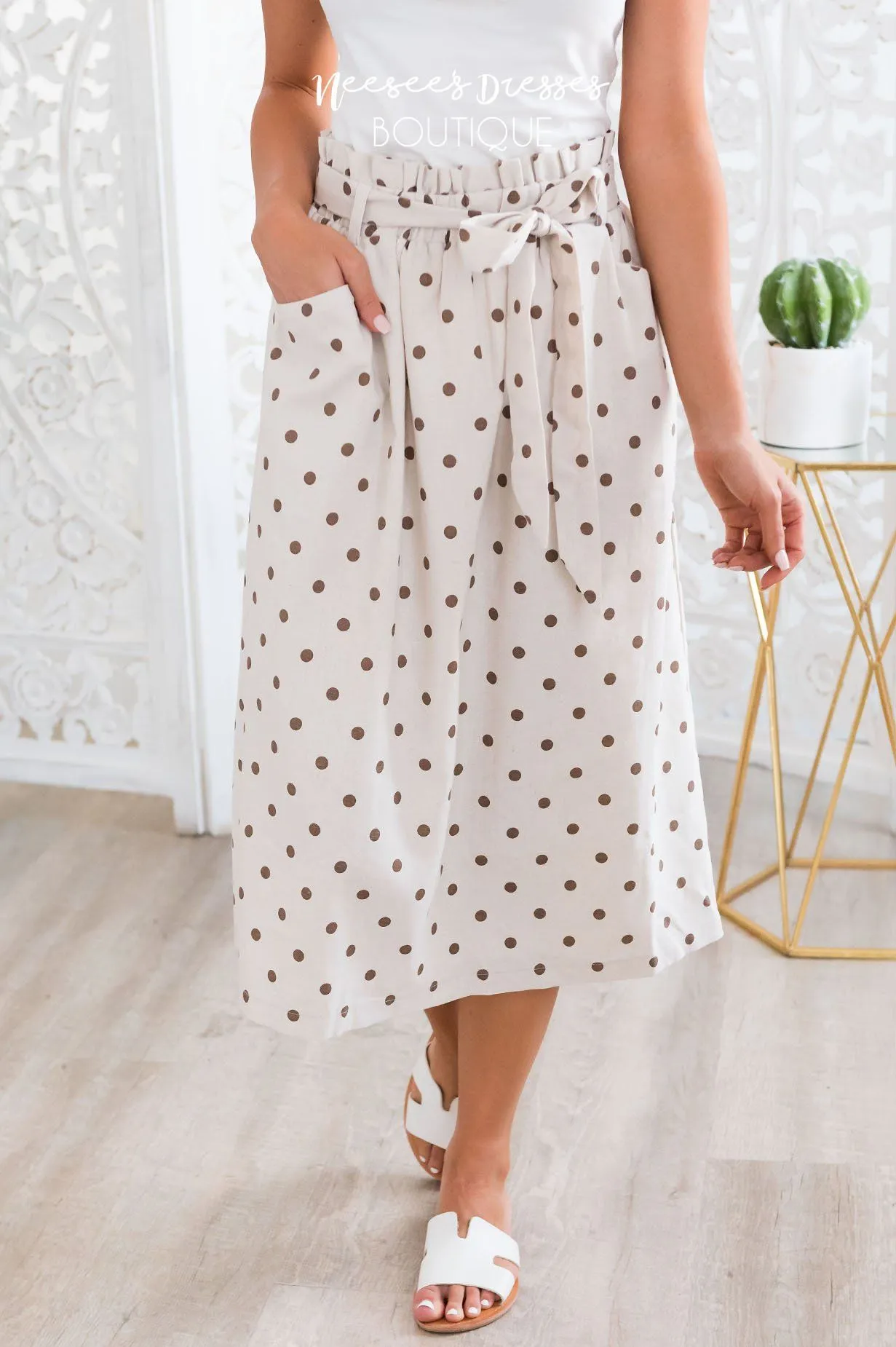 Lots of Dots Modest Skirt